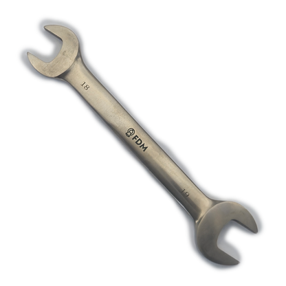 Titanium Double Open End Metric Wrench Set 8 piece Non-Ferrous, Corrosion Resistant,  Non-Magnetic