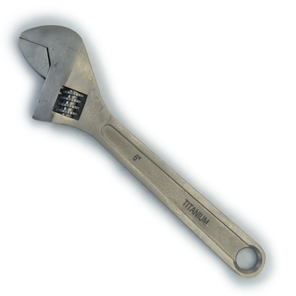 MRI‑Safe Titanium Adjustable Wrench (10 inch, 8 Inch, 6 Inch)