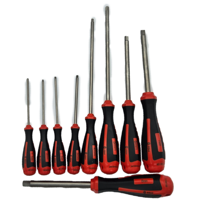 Titanium Metric Allen Screwdriver Handle Set |9 Piece| – MRI‑Safe