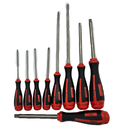 Titanium Metric Allen Screwdriver Handle Set |9 Piece| – MRI‑Safe