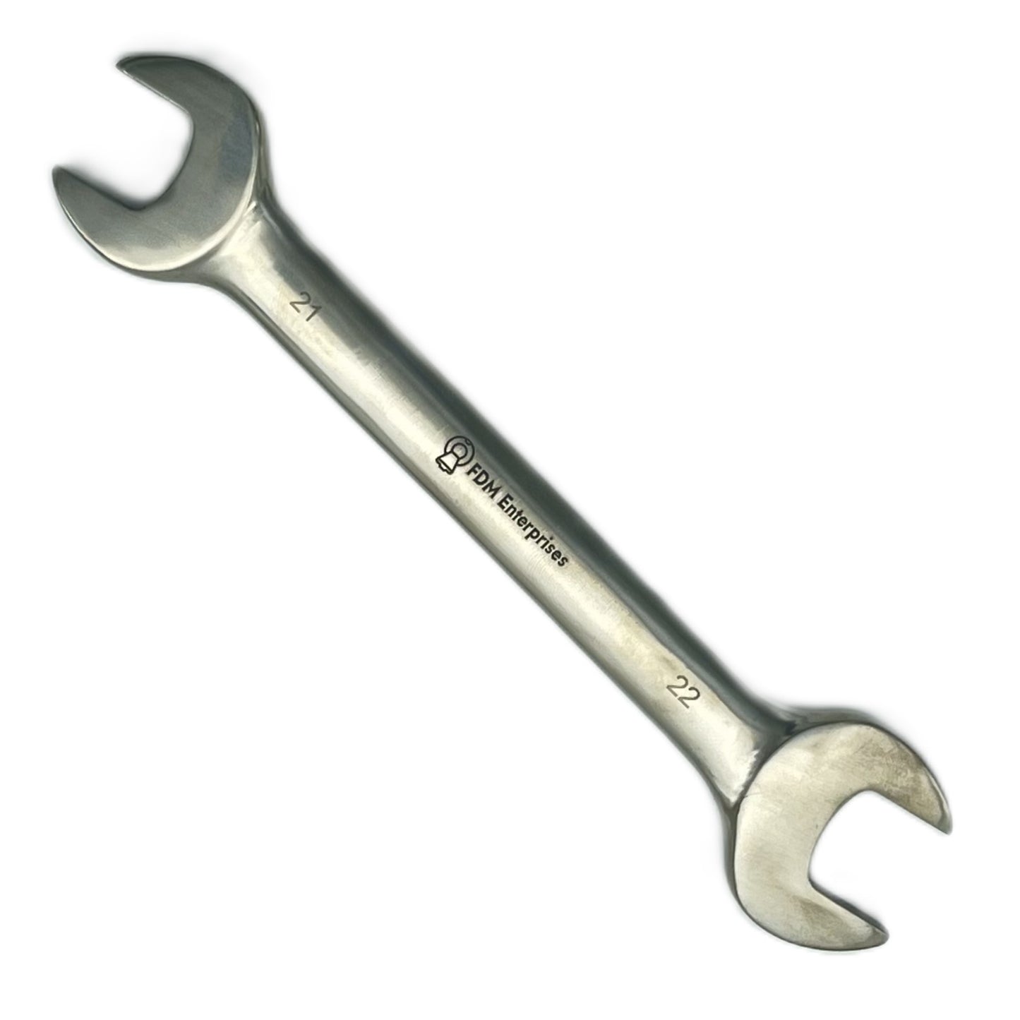 Double open end Titanium Tools 21 x 22 corrosion resistant non magnetic titanium wrench